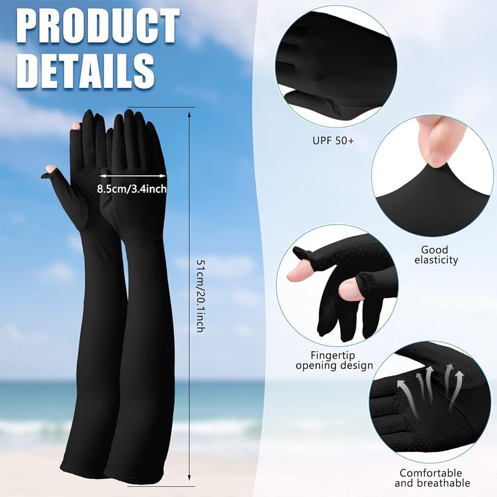 Long Sun Protection Gloves for - Touch Screen Gloves recension och pris