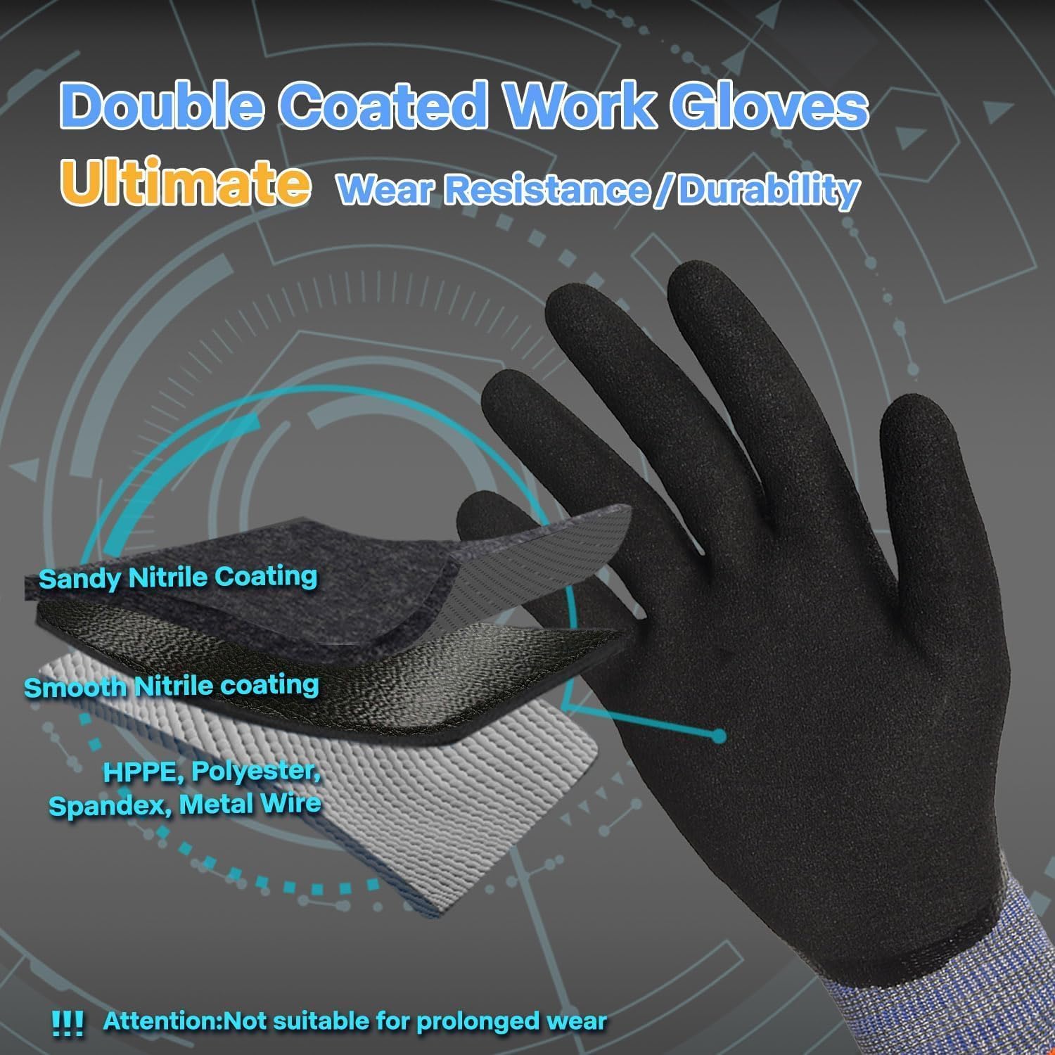 ANSI A9 Cut Resistant Gloves,  - Touch Screen Gloves recension och pris