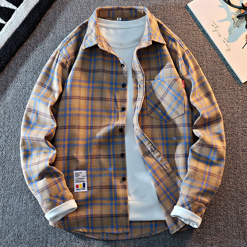 2025 New Arrival Mens Plaid Sh - Flannel Shirt Lined recension och pris