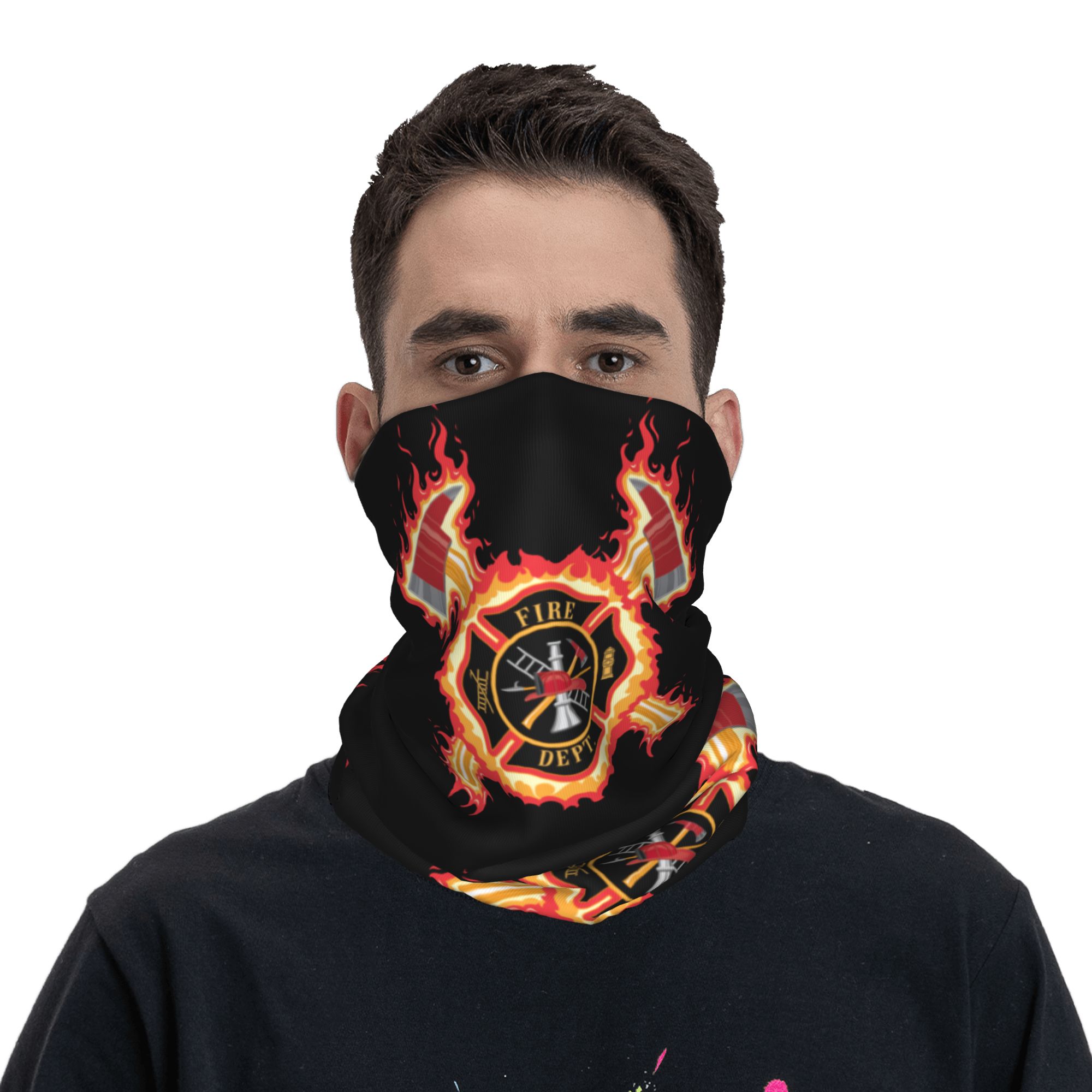 Custom Firefighter Cross Banda - Neck Gaiter Fleece recension och pris