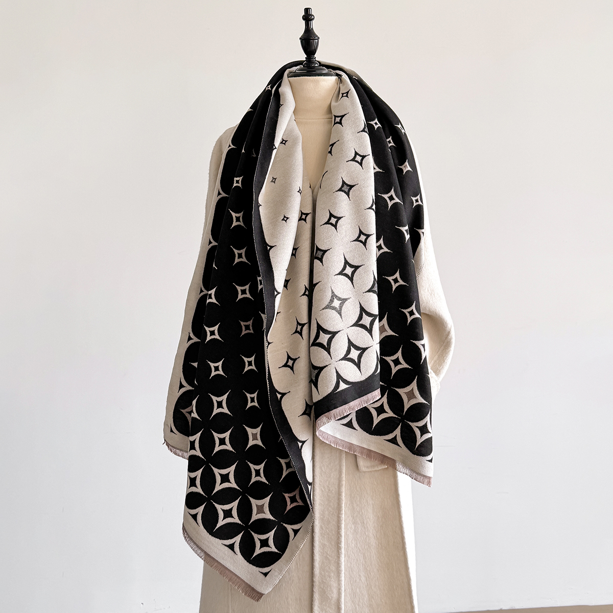 Luxury Winter Scarf Women Cash - Wool Scarf Men recension och pris