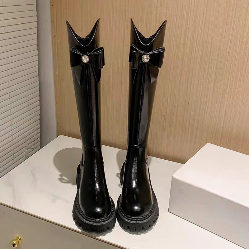 Round Toe Leather Rhinestone W - Waterproof Winter Boot recension och pris