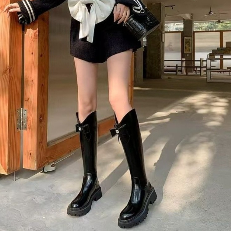 Round Toe Leather Rhinestone W - Waterproof Winter Boot recension och pris